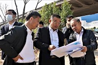水控集團黨委副書記、總經理周文川帶隊赴橫琴調研涉水基礎設施建設進展情況
